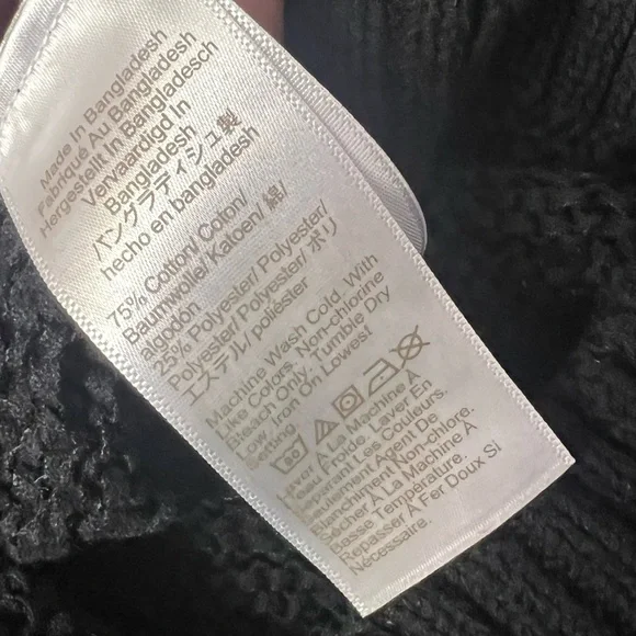 J. CREW Crocheted Black Tank Top - Picture 3 of 4